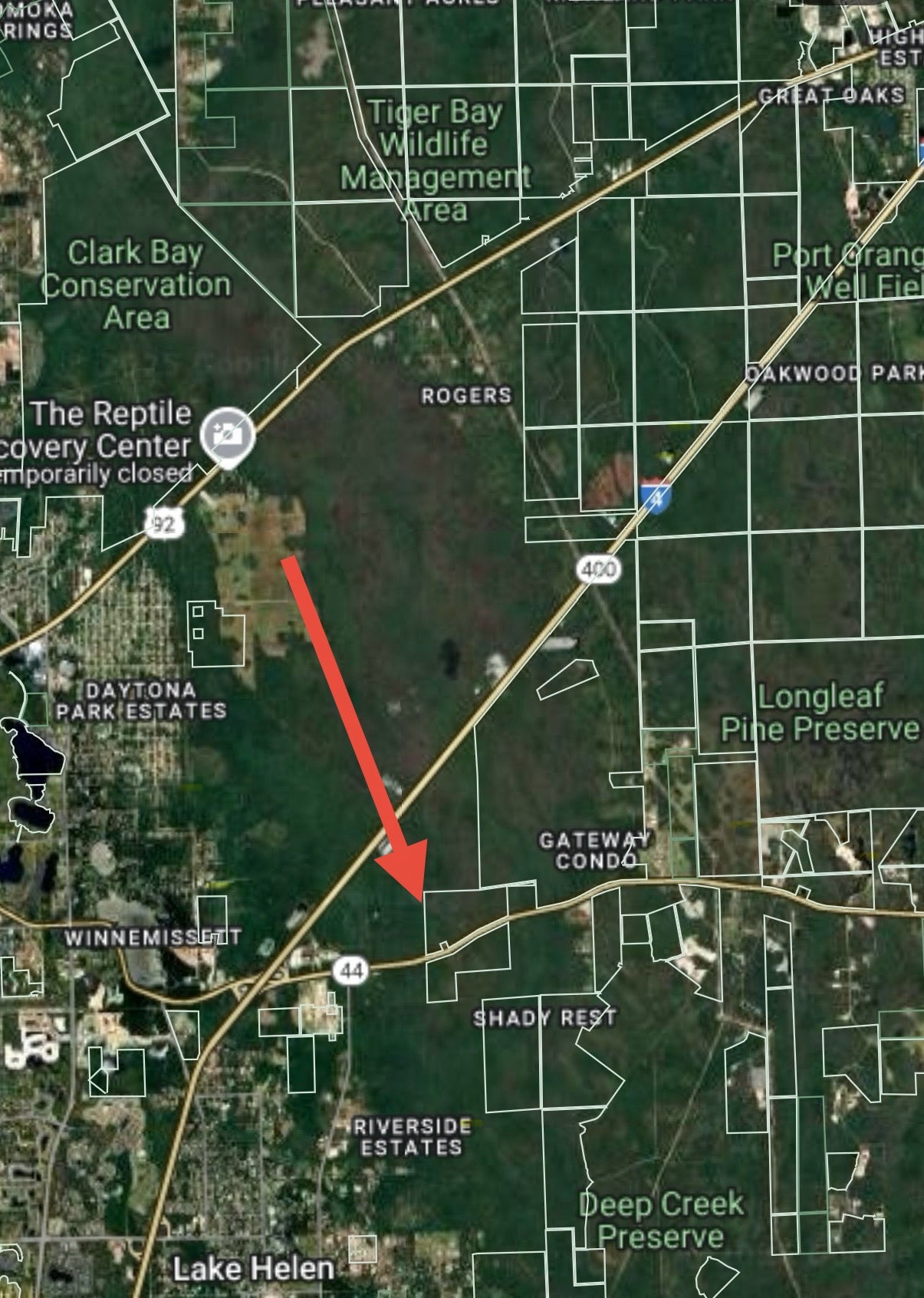 1.25ac Property Borders Volusia County Preserve on 2 Sides - with Owner Financing!