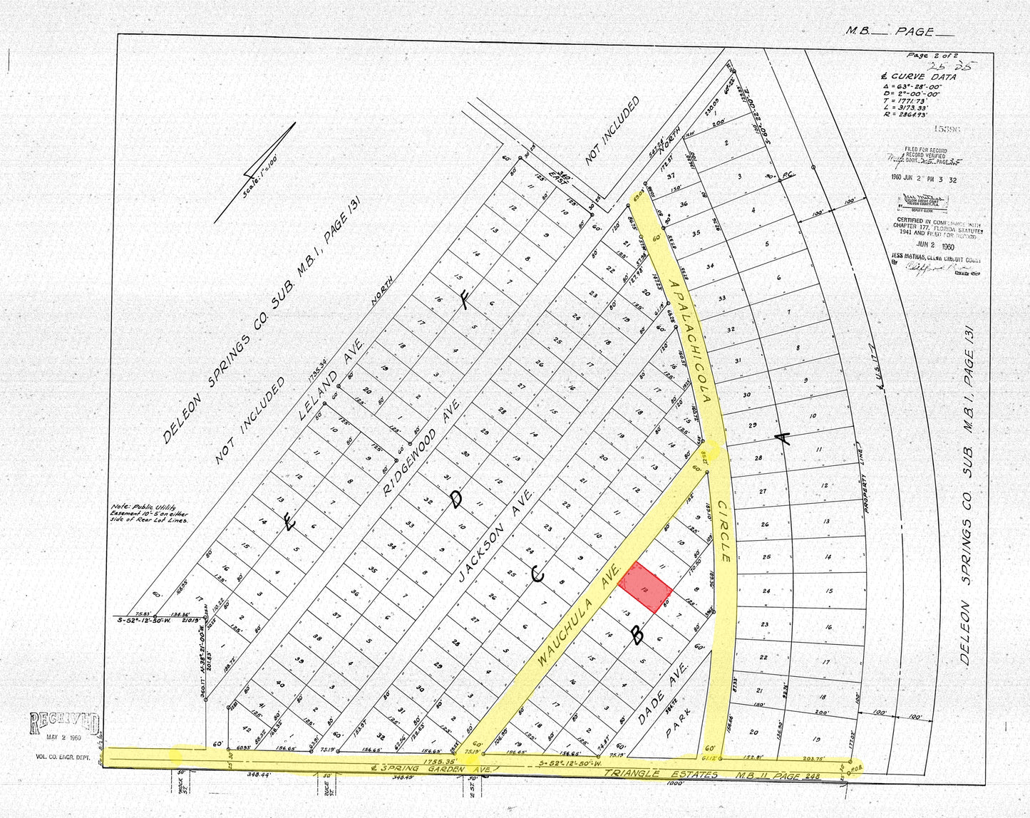 Residential 1/4 Acre Homesite near DeLeon Springs State Park!