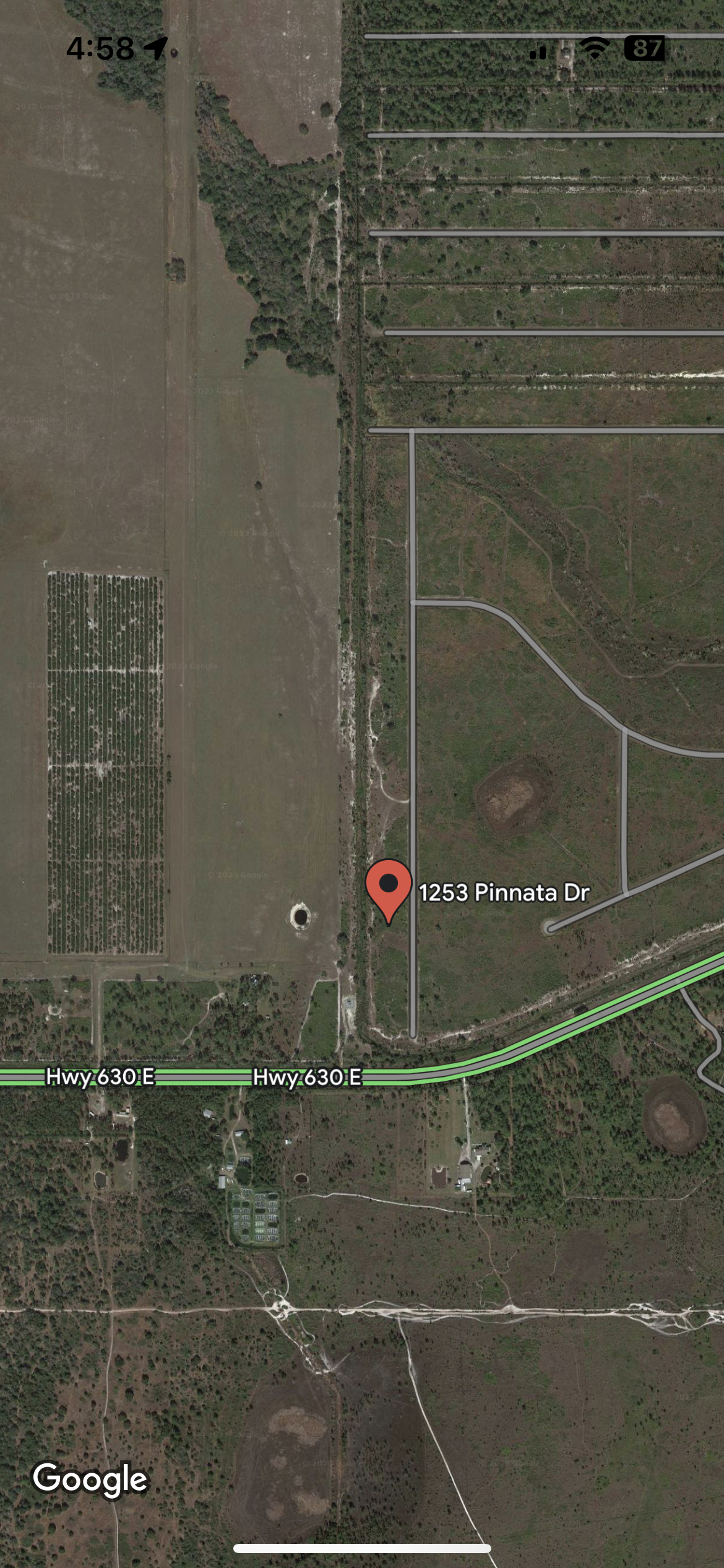 Nice 1/2 Acre Buildable Property in Indian Lake Estates, Polk County FL!