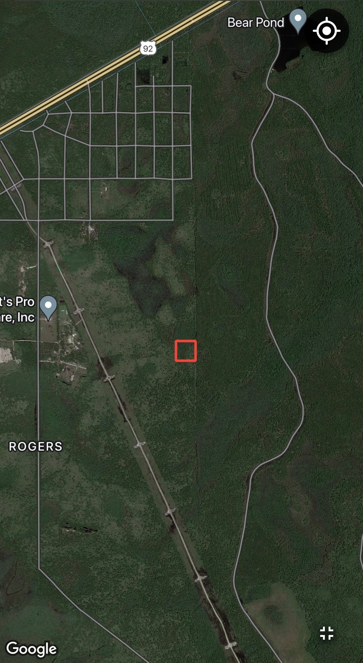 2.5 Acres of Land Bordering Tiger Bay State Forest!