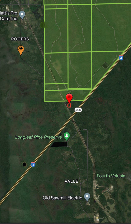 2.5 Acres of Land Next to Tiger Bay State Forest!