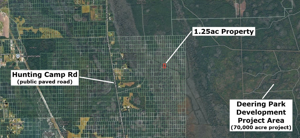 1.25 Acres of Vacant Land in Growing Volusia County - $99 Down, $124 per Month