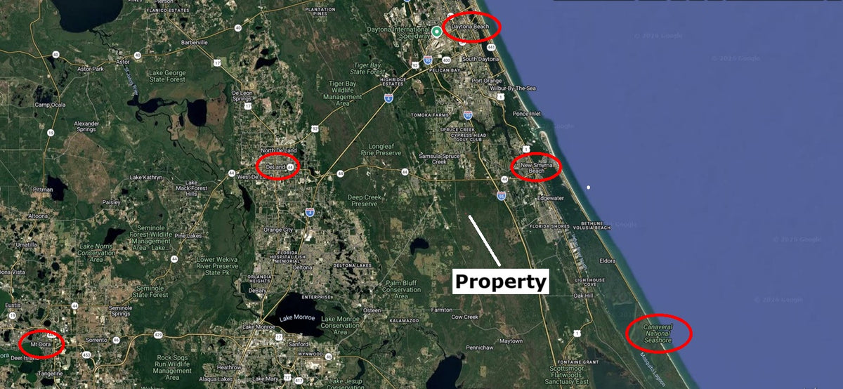 1.25 Acres of Vacant Land in Growing Volusia County - $99 Down, $124 per Month
