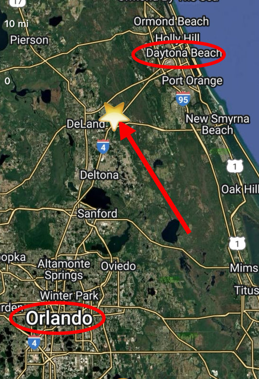 RARE 1.4 Acre Property Directly on INTERSTATE 4 Between Orlando & Daytona Beach!