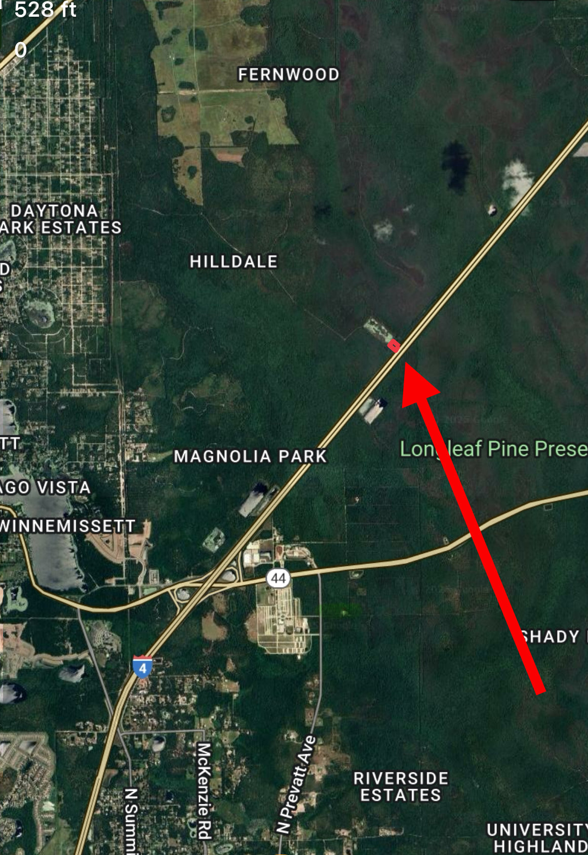 RARE 1.4 Acre Property Directly on INTERSTATE 4 Between Orlando & Daytona Beach!