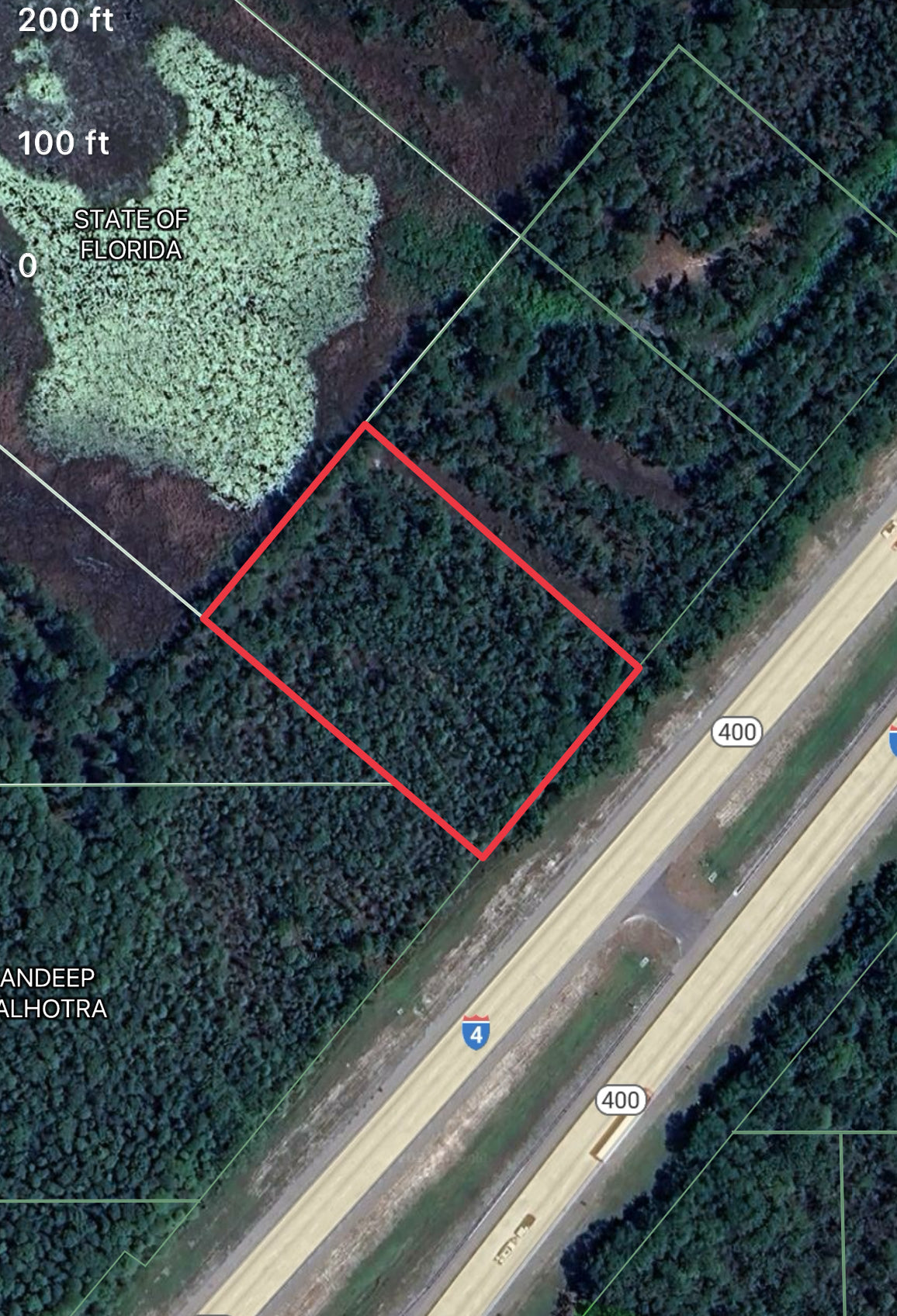RARE 1.4 Acre Property Directly on INTERSTATE 4 Between Orlando & Daytona Beach!