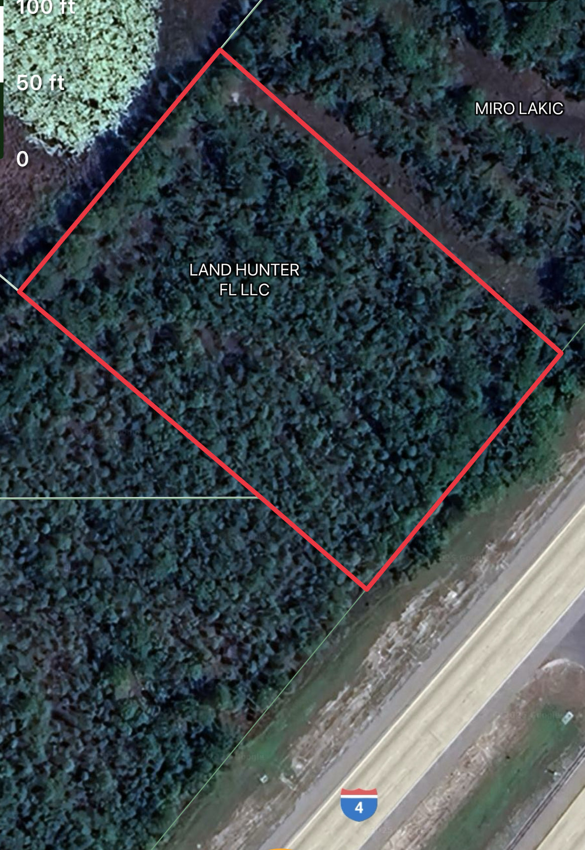 RARE 1.4 Acre Property Directly on INTERSTATE 4 Between Orlando & Daytona Beach!