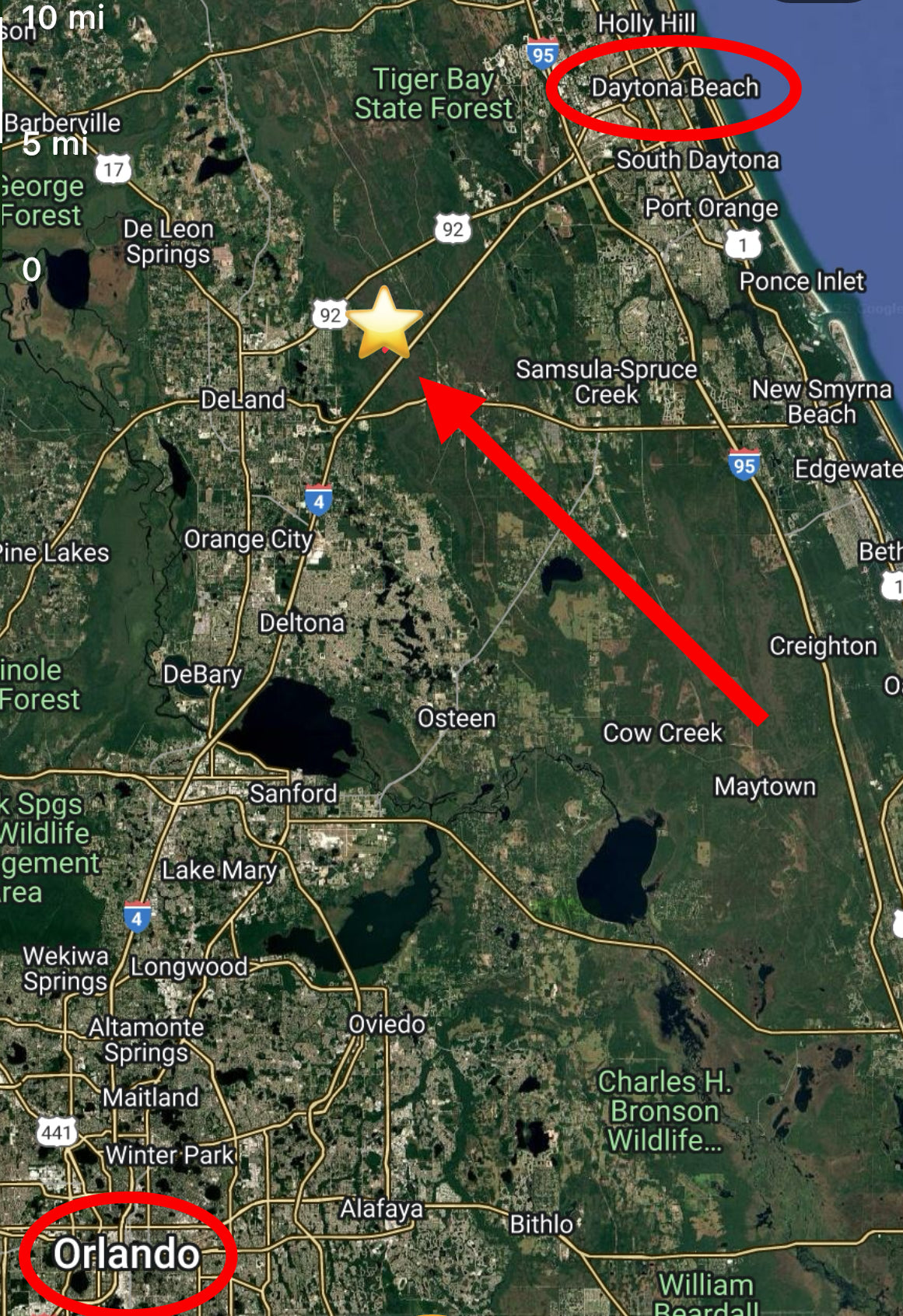 2.50 Acres of Land Near I-4 in Rapidly Expanding Volusia County - ONLY $199 Down, $226 per Month!