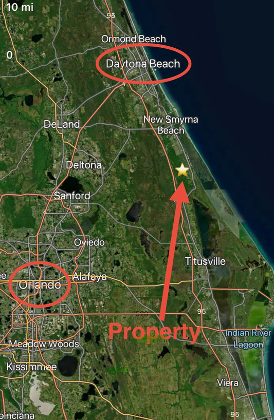 2.50 Acres of Land Near Beaches & I-95 in Rapidly Expanding Volusia County - ONLY $199 Down, $226 per Month!