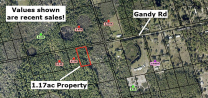 1.17 Acre Property in Indian River Park, BREVARD COUNTY FL - Only $499 Down & $165 Month