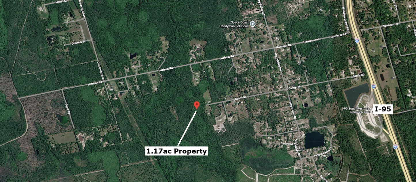 1.17 Acre Property in Indian River Park, BREVARD COUNTY FL - Only $499 Down & $165 Month