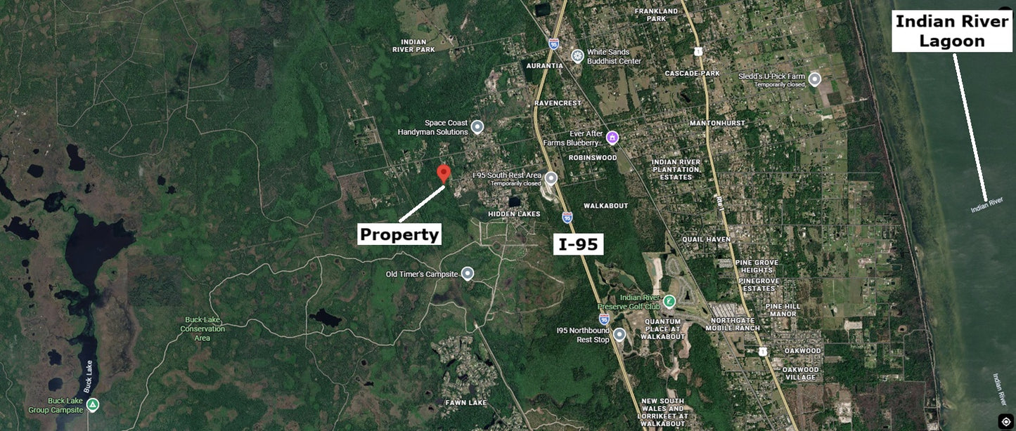 1.17 Acre Property in Indian River Park, BREVARD COUNTY FL - Only $499 Down & $165 Month