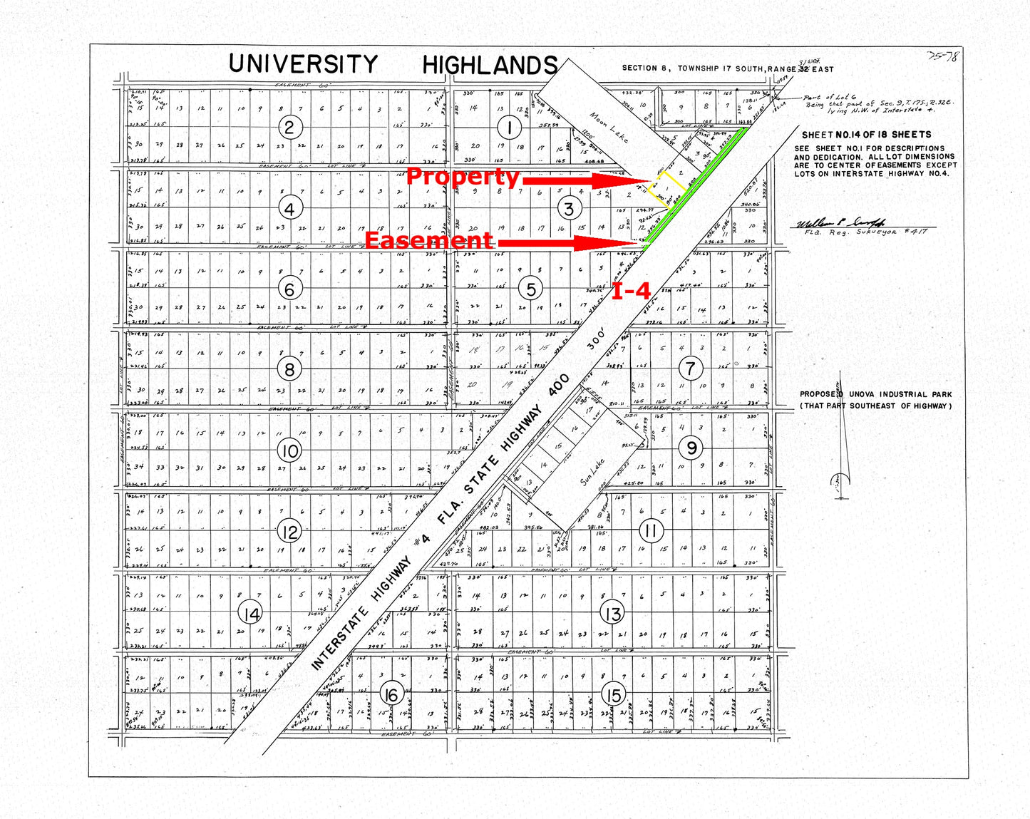 RARE 1.4 Acre Property Directly on INTERSTATE 4 Between Orlando & Daytona Beach!